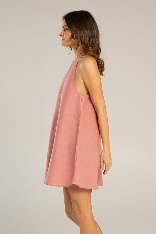 Linen dress SKY -40%